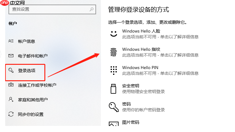 windows如何重置PIN密码