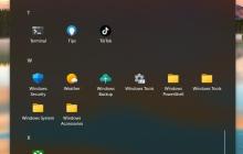 微软 Win11 开始菜单视图调整：支持按首字母分组、支持固定文件