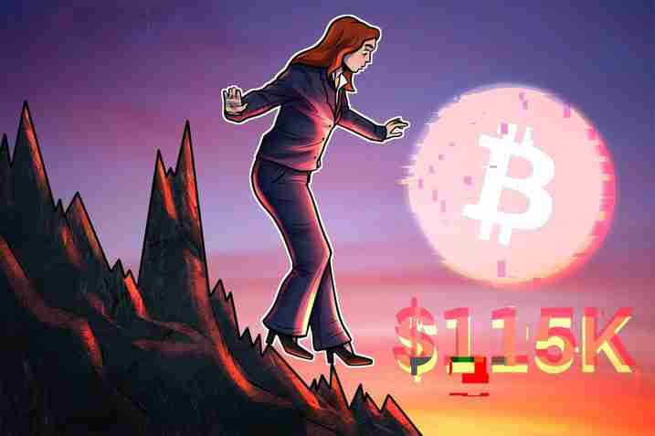 交易员预期比特币(btc)卖方力量枯竭,关注价格回调至11.5万美元