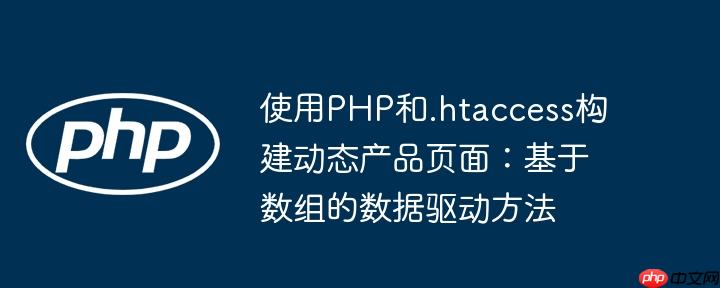 使用PHP和.htaccess构建动态产品页面：基于数组的数据驱动方法-小浪学习网