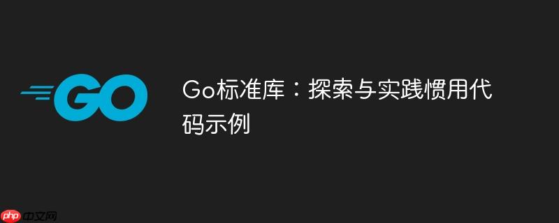 Go标准库：探索与实践惯用代码示例
