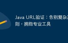 Java URL验证:告别复杂正则,拥抱专业工具