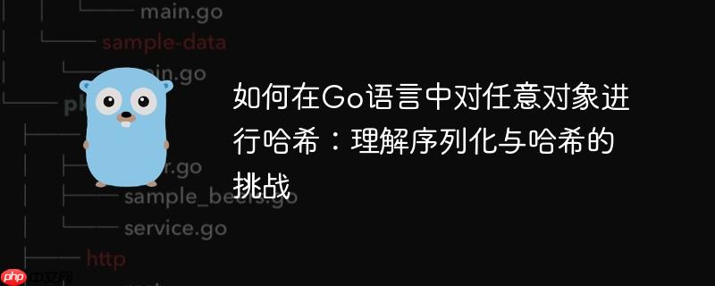 如何在Go语言中对任意对象进行哈希：理解序列化与哈希的挑战