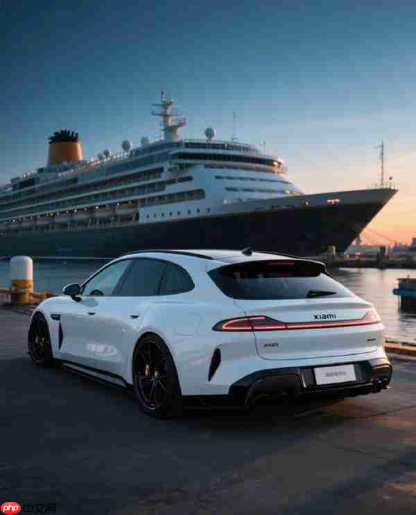 小米SU7旅行车渲染图曝光 采用修长车身+家族化设计