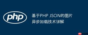 基于PHP JSON的图片异步加载技术详解