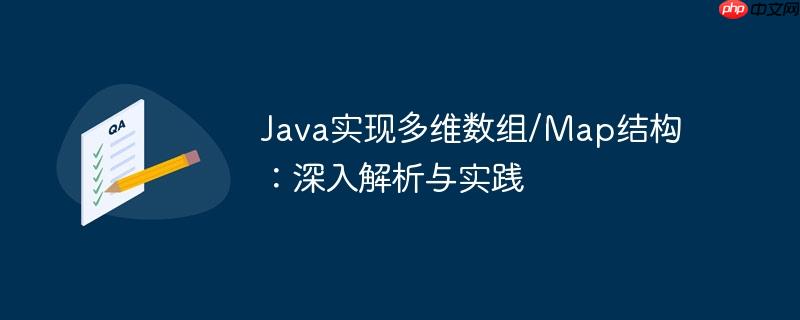 java实现多维数组/map结构:深入解析与实践