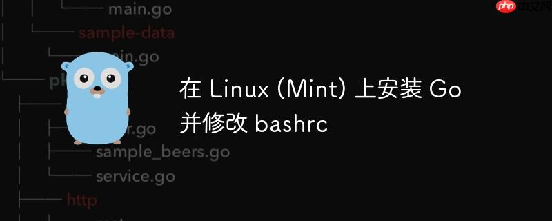 在 linux (mint) 上安装 go 并修改 bashrc