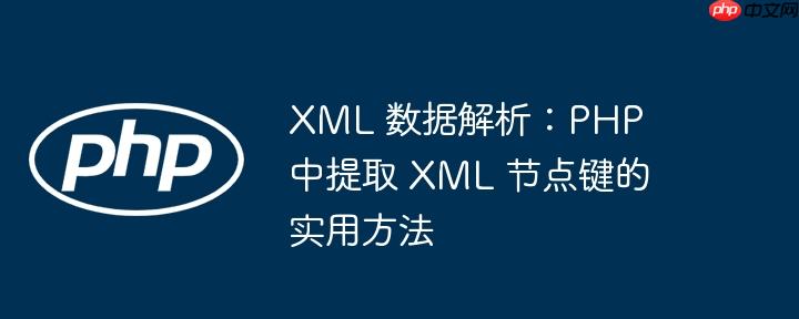 XML 数据解析：PHP 中提取 XML 节点键的实用方法