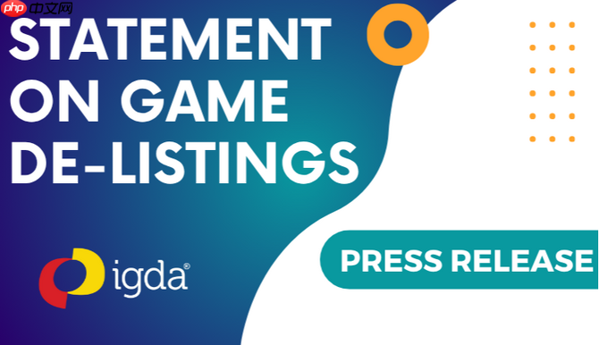 世界游戏开发支援组织IGDA强烈关注成人游戏强制下架事件