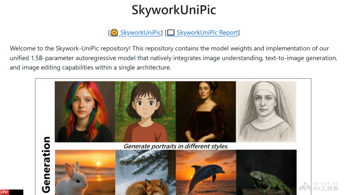 Skywork UniPic— 昆仑万维开源的多模态统一预训练模型