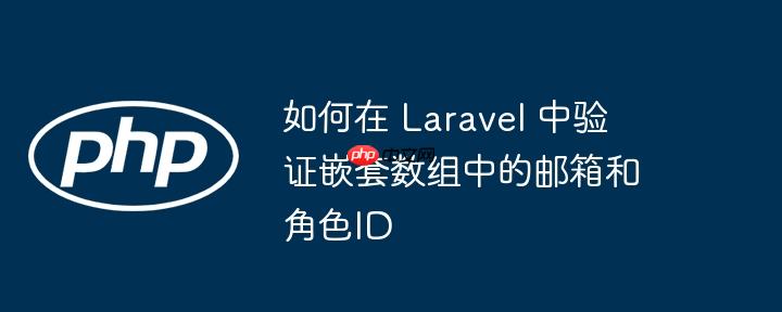 如何在 Laravel 中验证嵌套数组中的邮箱和角色ID-小浪学习网