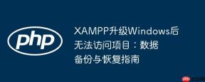 XAMPP升级Windows后无法访问项目：数据备份与恢复指南