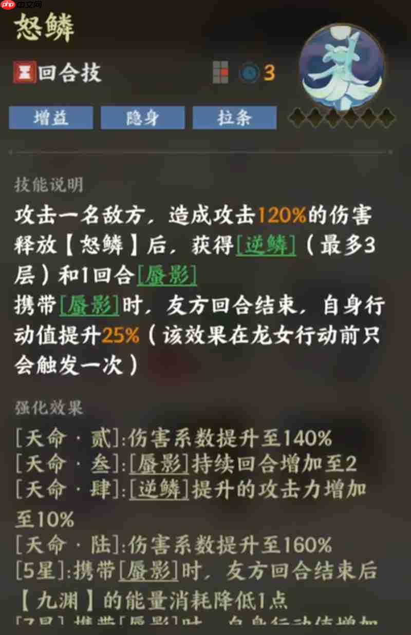 指间山海龙女技能怎么样 龙女技能效果详细介绍