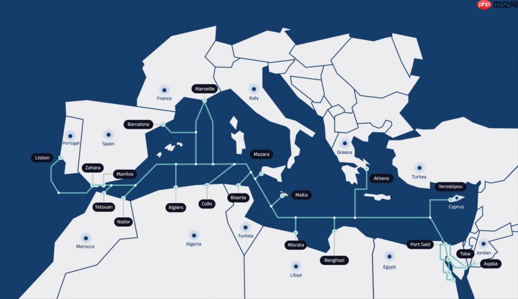 诺基亚助力 Medusa 海底光缆系统 构建欧非数字新动脉