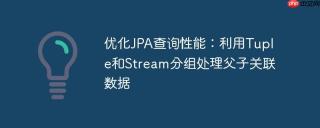 优化JPA查询性能：利用Tuple和Stream分组处理父子关联数据