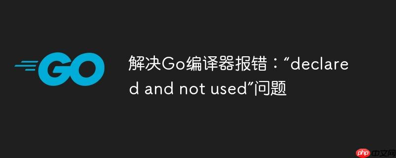 解决Go编译器报错：“declared and not used”问题-小浪学习网