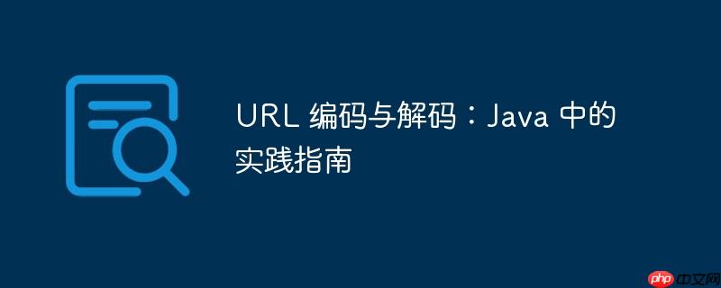 URL 编码与解码：Java 中的实践指南-小浪学习网