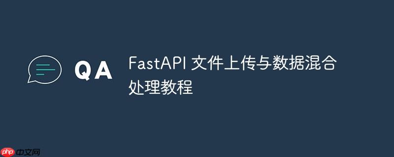 FastAPI 文件上传与数据混合处理教程-小浪学习网