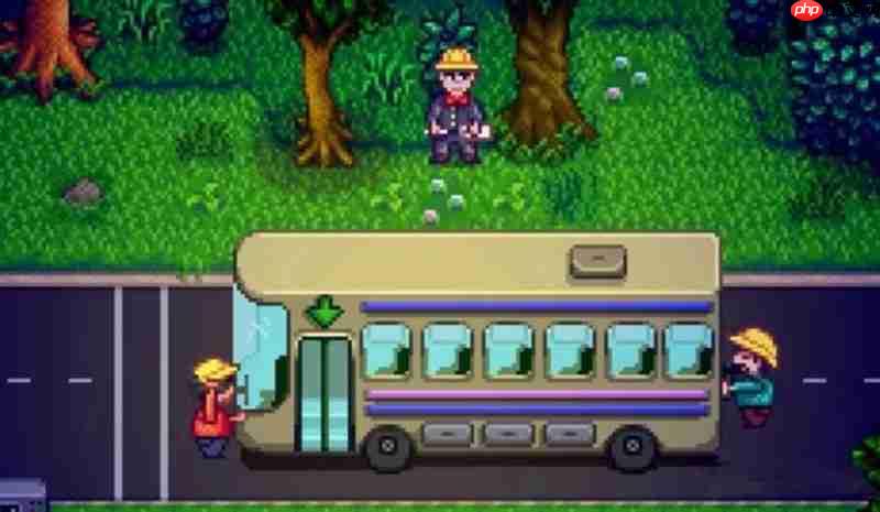 星露谷物语巴士怎么开启 星露谷巴士解锁方法介绍