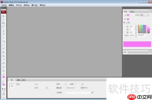 Flash CS3中文输入方法
