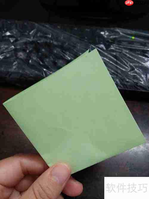 小雨伞折纸教程