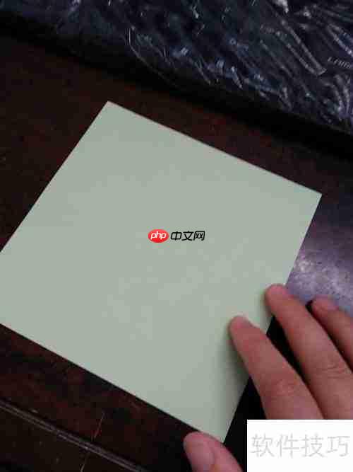 小雨伞折纸教程