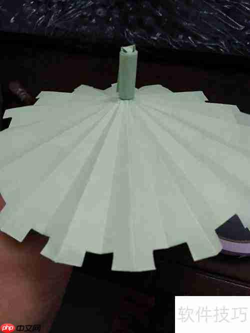 小雨伞折纸教程