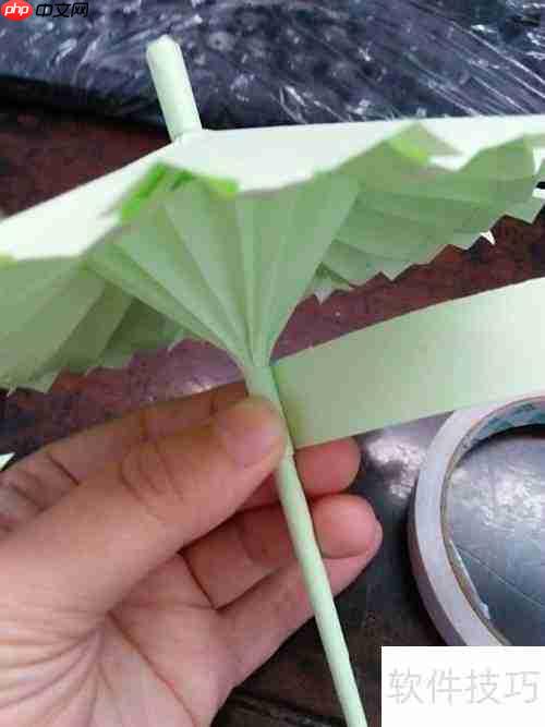 小雨伞折纸教程