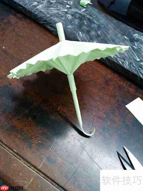 小雨伞折纸教程
