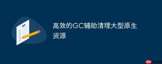 高效的GC辅助清理大型原生资源