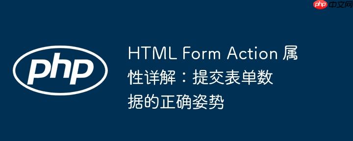 html form action 属性详解：提交表单数据的正确姿势