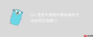 Go 语言中带指针接收器的方法如何实现接口

