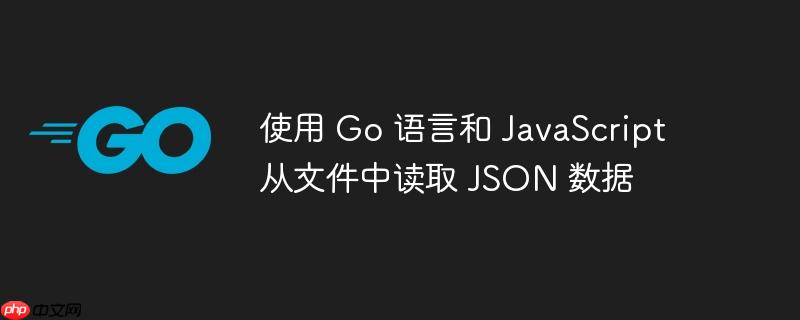 使用 go 语言和 javascript 从文件中读取 json 数据