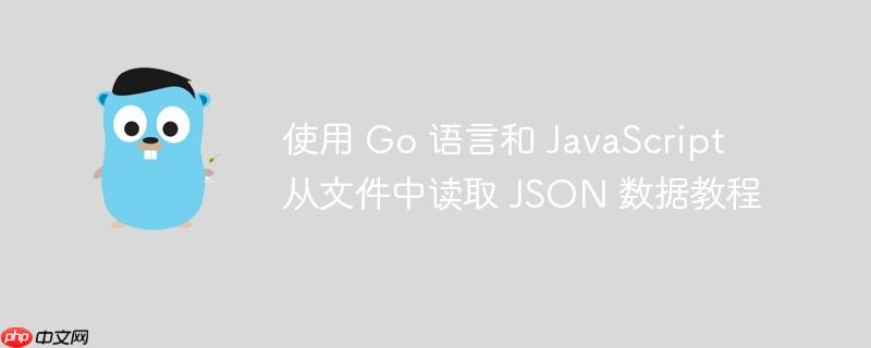 使用 go 语言和 javascript 从文件中读取 json 数据教程