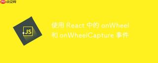 使用 React 中的 onWheel 和 onWheelCapture 事件