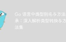 Go 语言中类型别名与方法继承：深入解析类型转换与方法集