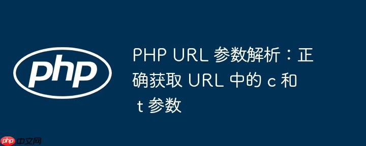 php url 参数解析:正确获取 url 中的 c 和 t 参数