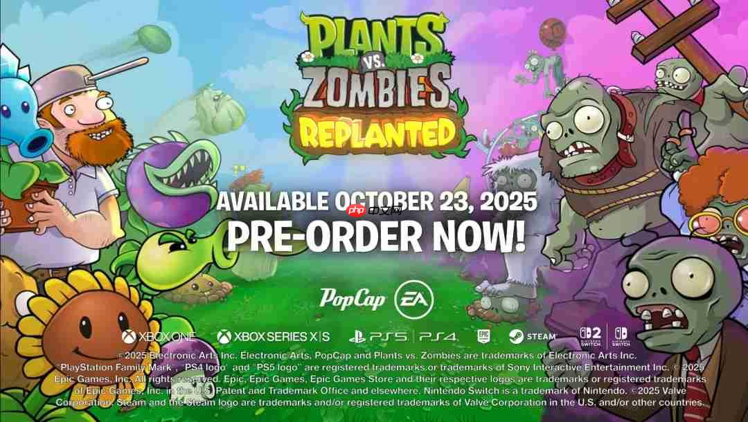 《植物大战僵尸：重植版》登陆全平台 含PS4和Xbox One