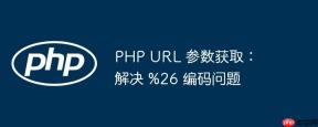 PHP URL 参数获取：解决 %26 编码问题