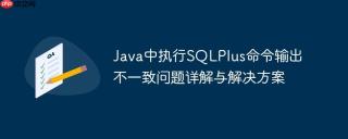 Java中执行SQLPlus命令输出不一致问题详解与解决方案