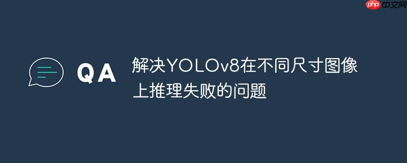 解决YOLOv8在不同尺寸图像上推理失败的问题
