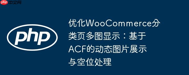 优化WooCommerce分类页多图显示：基于ACF的动态图片展示与空位处理