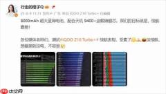 iQOO Z10 Turbo+ 续航登顶各大榜单 8000mAh 电池绝了 