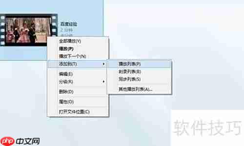 Win10用WMP播放视频教程