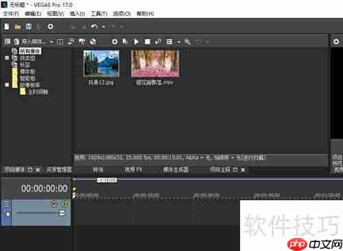 VEGAS Pro视频插入图片教程