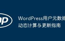 WordPress用户元数据动态计算与更新指南