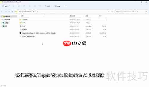 topaz视频增强ai安装指南