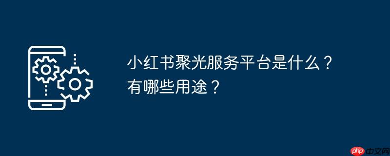 小红书聚光服务平台是什么？有哪些用途？