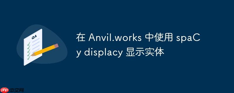在 anvil.works 中使用 spacy displacy 显示实体
