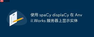使用 spacy displacy 在 anvil.works 服务器上显示实体